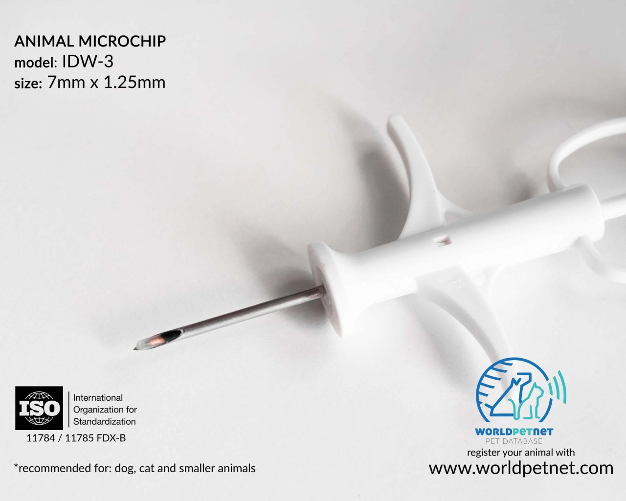 MICROPUCE ANIMALE POUR IDENTIFICATION IDW-3 (CODE 900) 7MMX1.25MM MICRO Image d'un produit en promotion #12