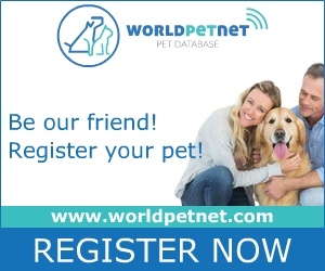 Banner Register your pet at World Pet Net